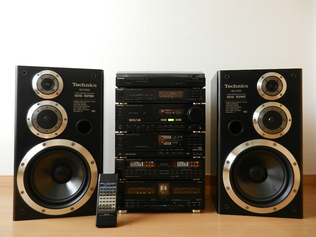 Technics/テクニクス ダブルカセットシステムステレオコンポ SA-K3W