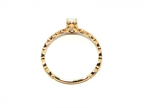 シエナ SIENA リング K10×カラーストーン 美品 アクセサリー（指