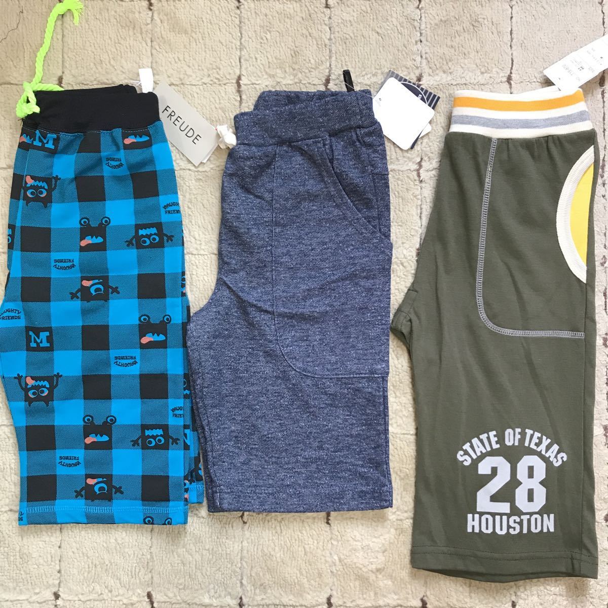 セットアップ キッズ 子供服 普段着 通学着 半袖 新品★ 120㎝ 130㎝ 半ズボン 半袖 夏服 25点セット