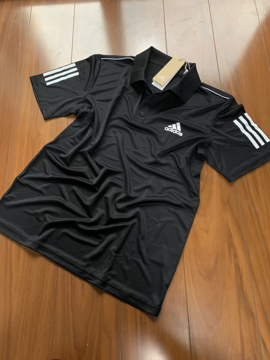 驚きの破格値，定番 送料安い 198円 adidas/アディダス半袖シャツ Ｏ BLK(アディダス)｜売買されたオークション情報、yahooの商品情報をアーカイブ公開 - オークファン シャツ