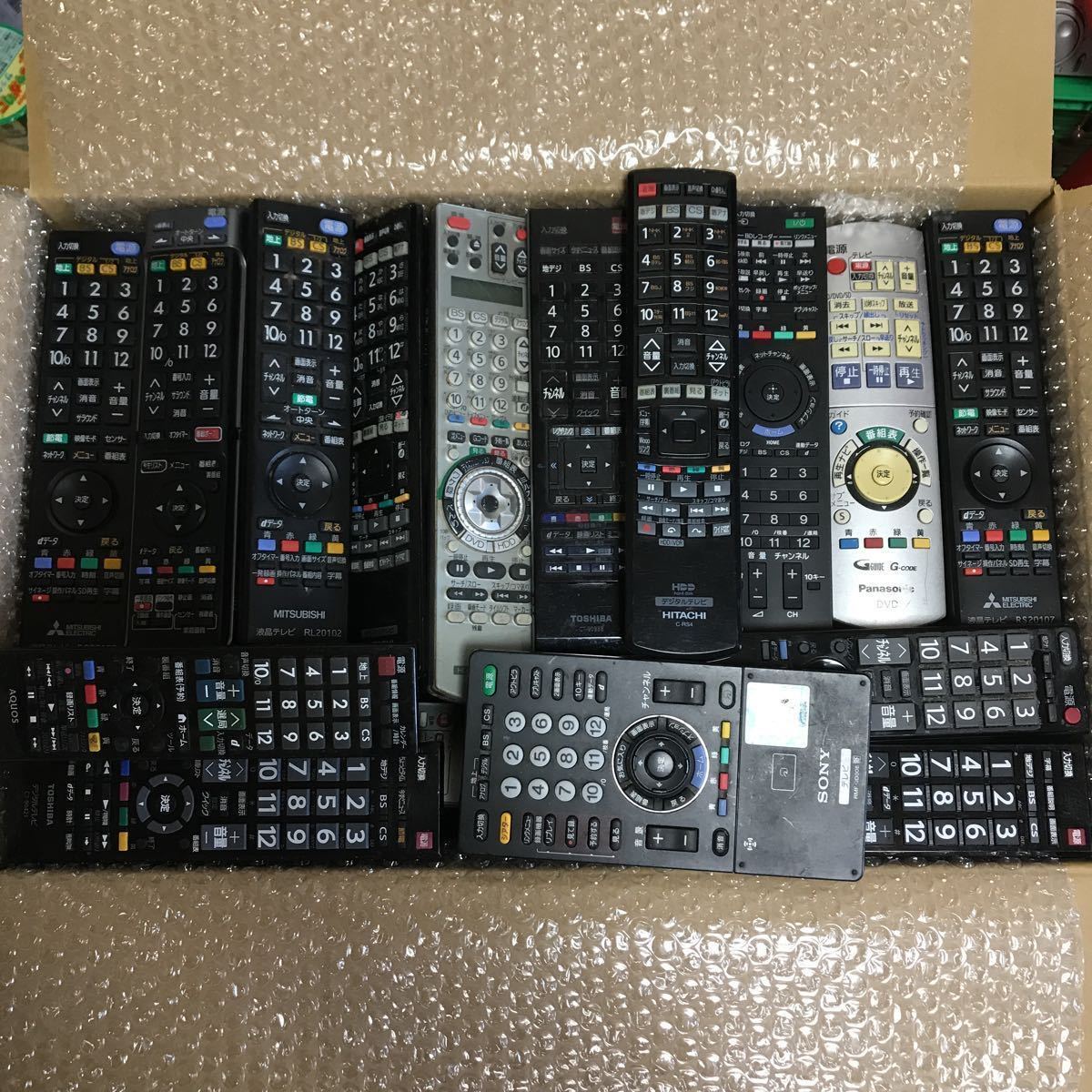 【お買い得，人気SALE】 1円スタート リモコン 大量 まとめて まとめ売り 90本セット ジャンク HITACHI SHARP TOSHIBA SONY AQUOS BD シャープ 日立 東芝 ソニー(リモコン)｜売買されたオークション情報、yahooの商品情報をアー リモコン