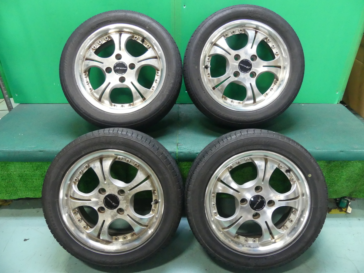 プレシャス 社外 14インチ アルミホイール タイヤ 165/55R14 軽