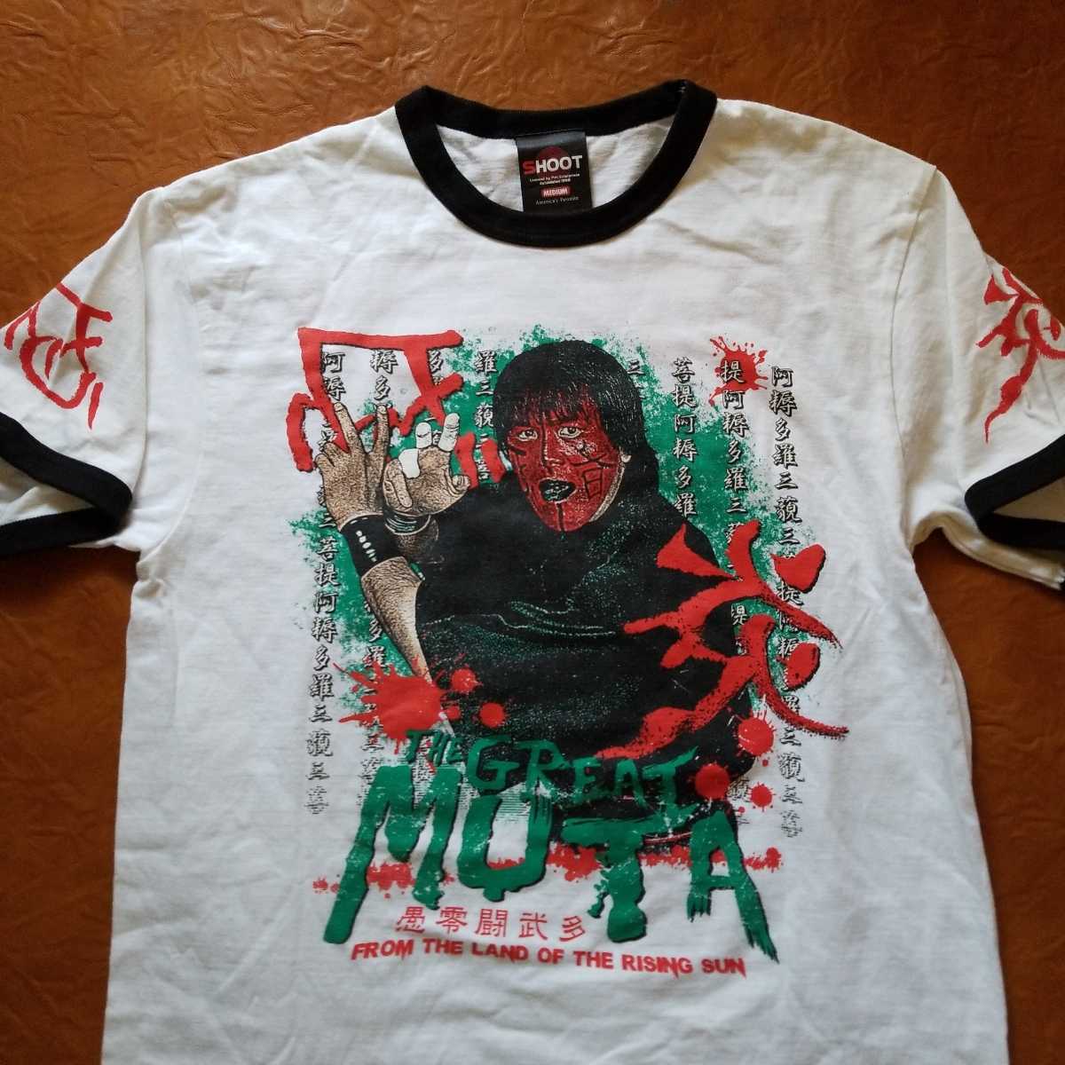 品質保証，お買い得 ザ グレート ムタ THE GREAT MUTA 25TH ANNIVERSARY リンガー Tシャツ ホワイト Mサイズ 愚零闘武多 武藤敬司 デビュー 25周年 記念 Tee(格闘技、プロレス)｜売買されたオークション情報、yahooの商品情報 その他