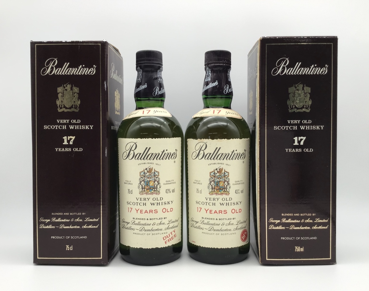 Ballanntine's バランタイン ファイネスト 赤青紋章 オールドボトル