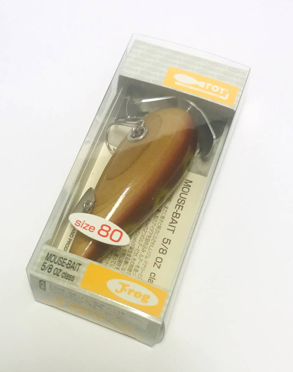 SALE，新品 Toy's トイズフロッグ マウスベイト80 ウッド 初期(スイッシャー)｜売買されたオークション情報、yahooの商品情報をアーカイブ公開 - オークファン 淡水