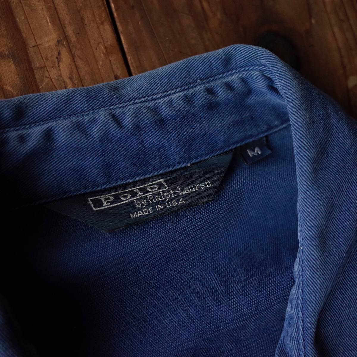 80's 90's ヴィンテージ 【美品】 USA製　POLO RALPH LAUREN　ポロラルフローレン　スイングトップ ジャケット　チンスト付　ブルー系 by 80〜90年代 USA製 ヴィンテージ ビンテージ 三角タグUSA製