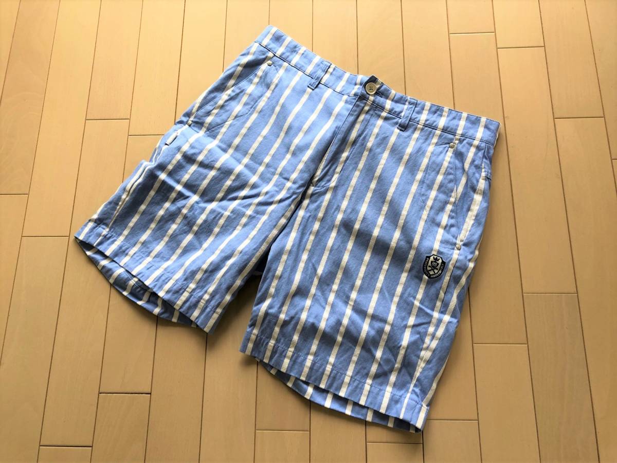 本物保証，SALE P 正規 パーリーゲイツ オックスモール ハーフ ショート コットンパンツ サイズ５ スカイブルー P(80cm～)｜売買されたオークション情報、yahooの商品情報をアーカイブ公開 - オークファン パンツ、スラックス