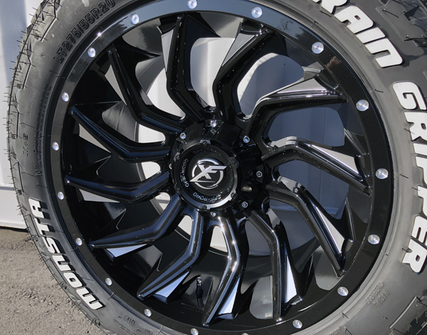 20x10 ハマーH3 FJクルーザー XF OFFROAD XF224 20インチマッドタイヤ 