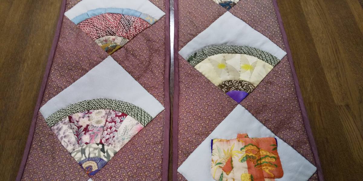 パッチワーク★ちりめん☆ハンドメイド★タペストリー_2