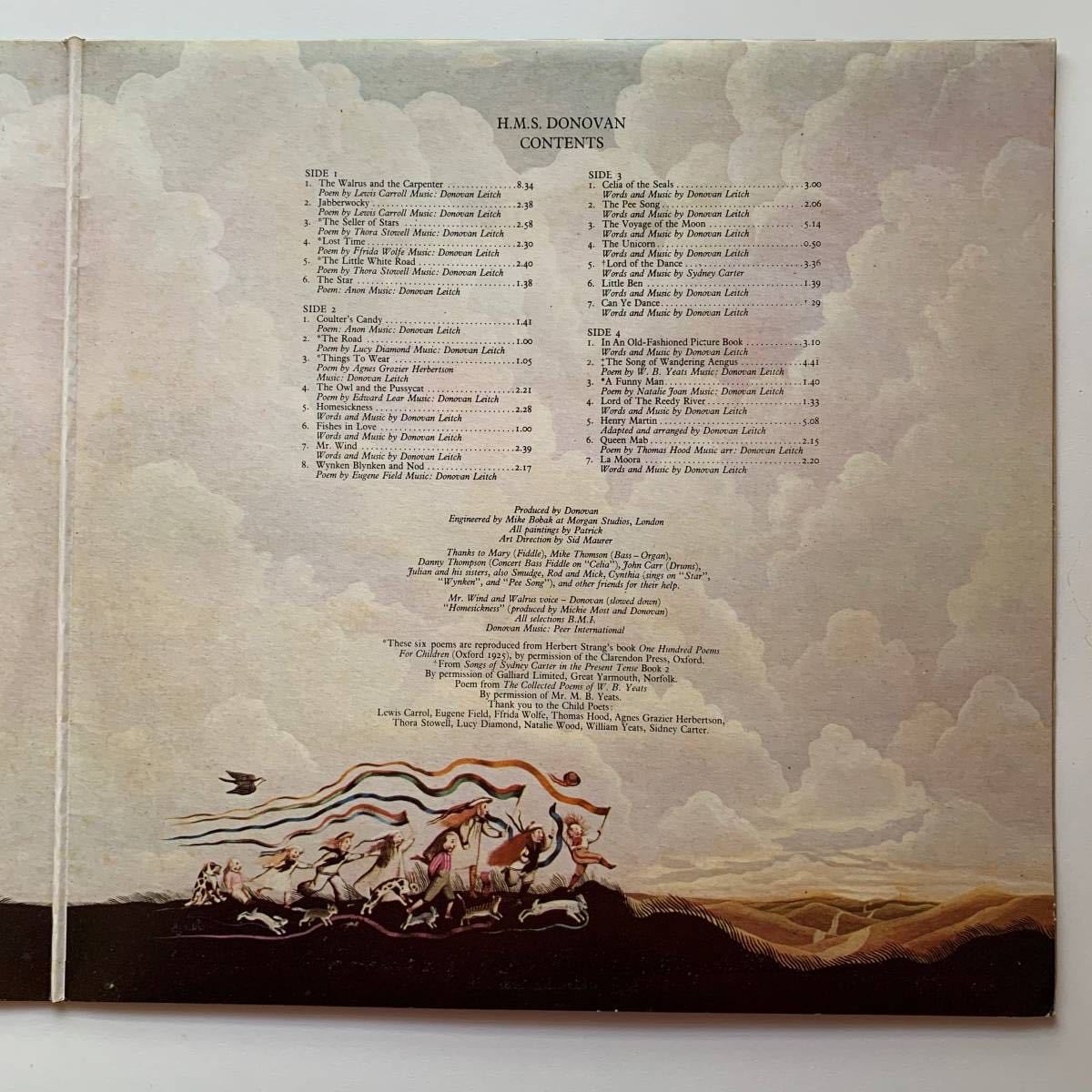 1971年 UK 初版 激レアです 廃盤 ドノヴァンのいわくつき2枚組大作