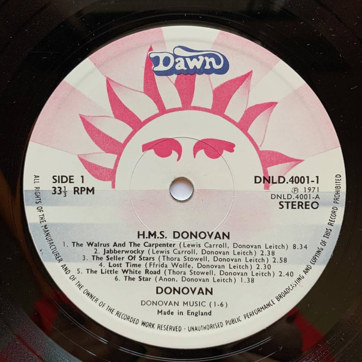 1971年 UK 初版 激レアです 廃盤 ドノヴァンのいわくつき2枚組大作