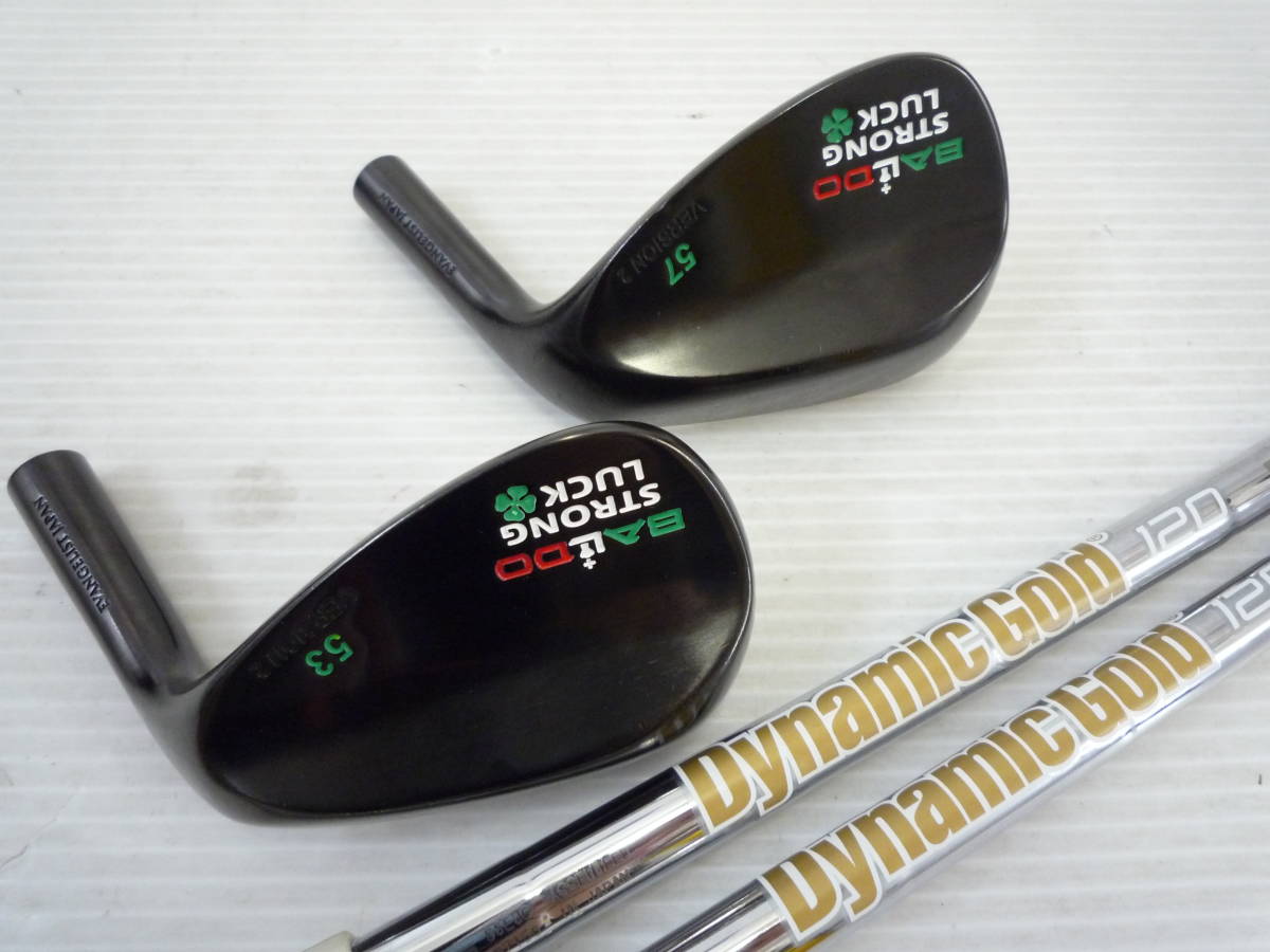 爆買い，新品 ヘッド2個セット バルド BALDO STRONG LUCK WEDGE VERSION 2 53&deg; 57&deg; Dynamic Gold 120 WEDGE シャフト 8211/5311(ウェッジ)｜売買されたオークション情報、yahooの商品情報をアーカイブ公開 - オークファン 男性右きき用
