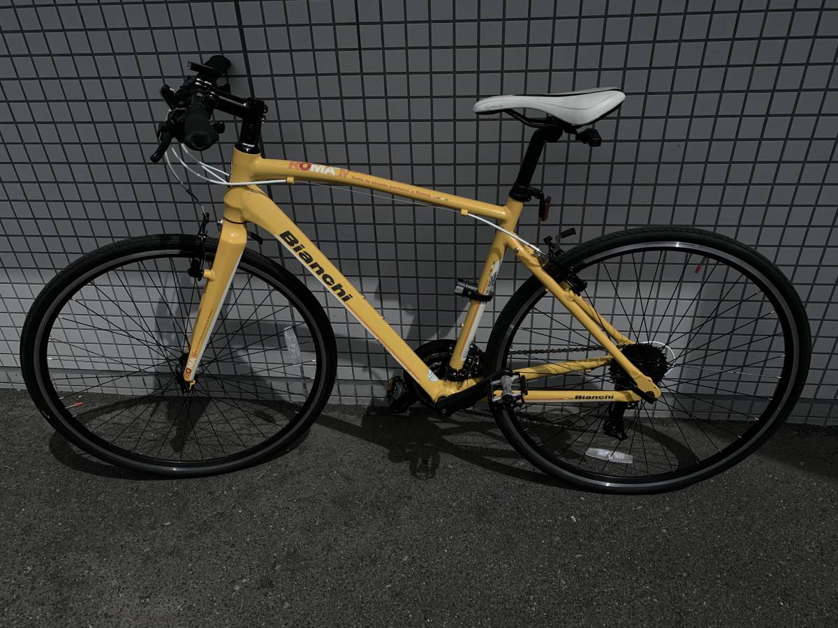 新作入荷，新品 ビアンキ Bianchi ローマ4 ROMA4 イエロー 50サイズ 札幌手渡し限定 クロスバイク(Lサイズ以上)｜売買されたオークション情報、yahooの商品情報をアーカイブ公開 - オークファン Lサイズ以上