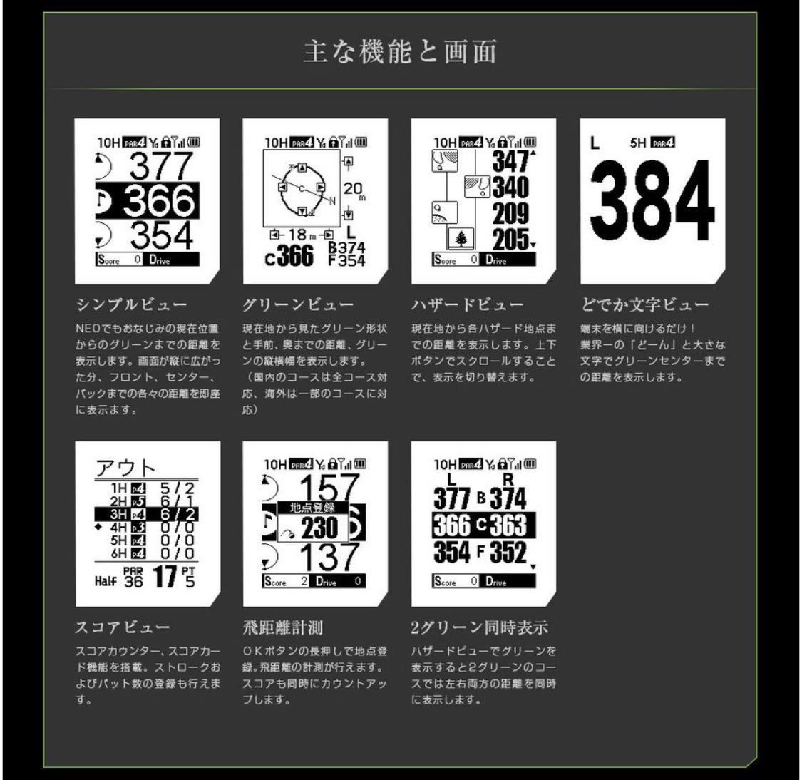 NEO2 ショットナビ Navi) Navi Shot ショットナビ(Shot ネオ2 ライト | NEO2(ショットナビ Lite Lite（ショットナビネオ２ ShotNavi ネオ２)::海外ゴルフ場にも対応 navi カラー