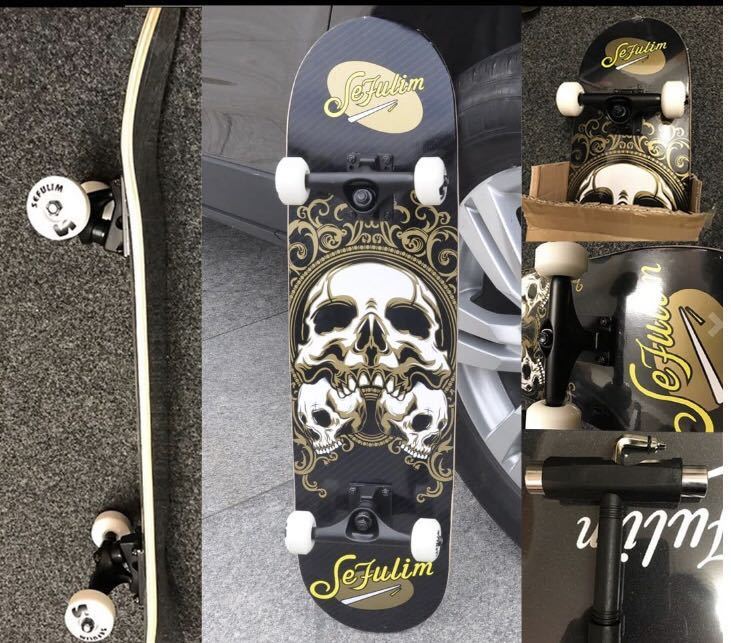 スケボー コンプリート スケートボード スケーター（SKATER）（メンズ、レディース）スケートボード 初心者 8インチ 0 8.0 - ZERO ゼロ インチ 《8 BLACK ELEMENT ブラック&frasl;ホワイト