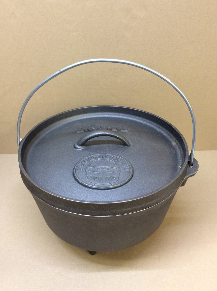 【限定SALE，HOT】 141 LODGE ダッチオーブン 10インチ 足付き ＃1(ダッチオーブン)｜売買されたオークション情報、yahooの商品情報をアーカイブ公開 - オークファン ダッチオーブン