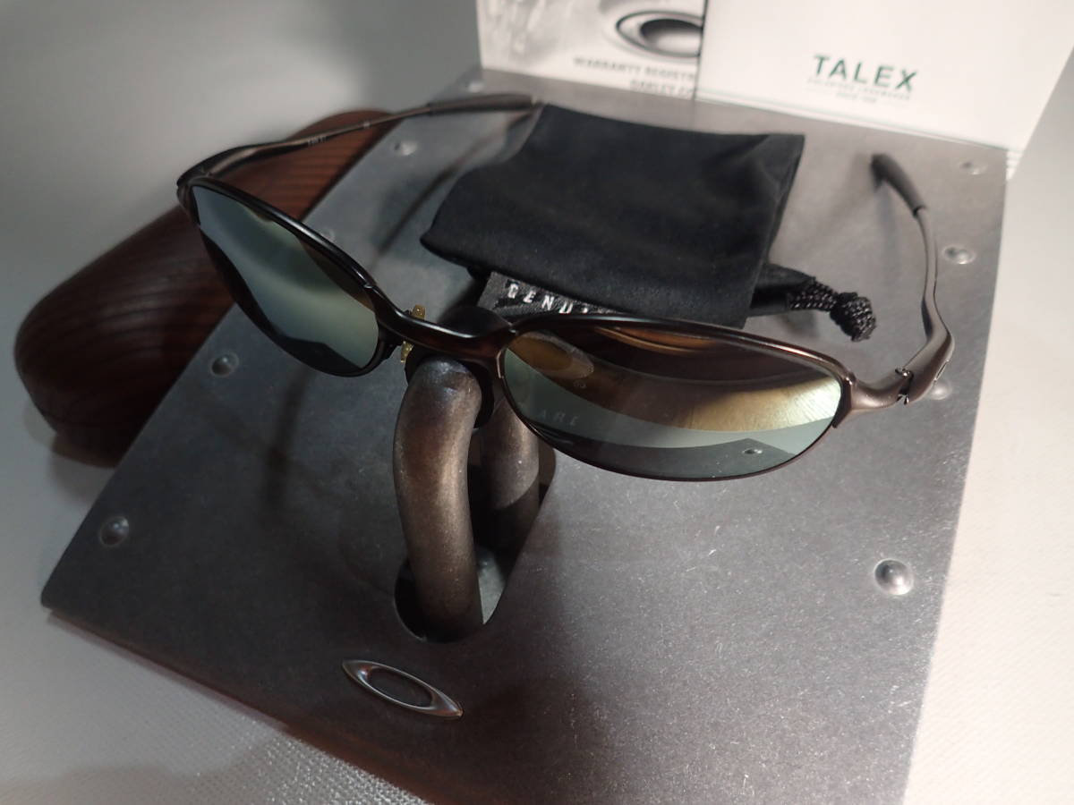 タレックス 偏光レンズ☆OAKLEY×TALEX イーワイヤー 2.1 RX E WIRE 