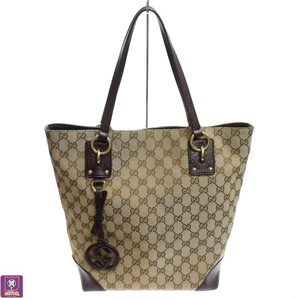  GUCCI グッチ 247237 GGキャンバス トートバッグ GG柄(かばん、バッグ)｜売買されたオークション情報、yahooの商品情報をアーカイブ公開 - オークファン かばん、バッグ