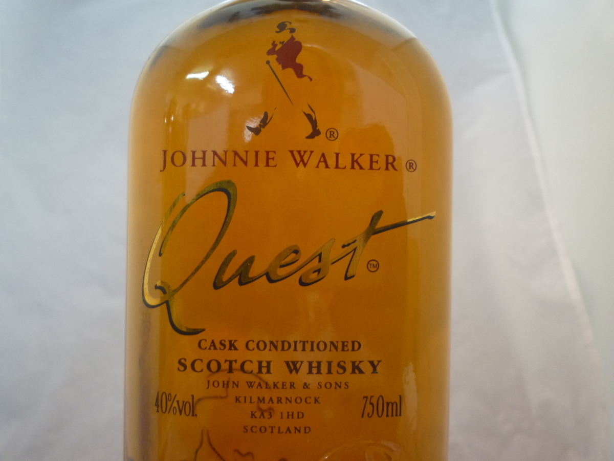 ★古酒★【1000円スタート】Johnnie Walker Quest ジョニーウォーカー クエスト★スコッチ★750ml 40%★未開栓★28035 ジョニーウォーカー 古酒 未開栓 THE 1L ジョニー