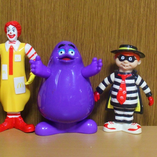 マクドナルド ロナルド グリマス ハンバーグラー バーディ フィギュア