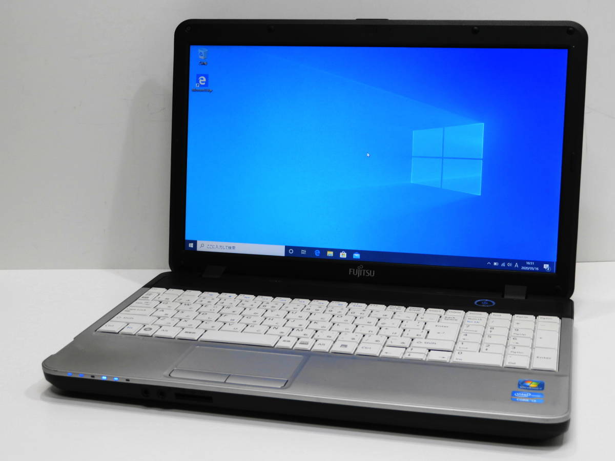 ☆1円スタート LIFEBOOK A531/DX Core i3 2330M 2.2GHz/メモリ4GB/500G