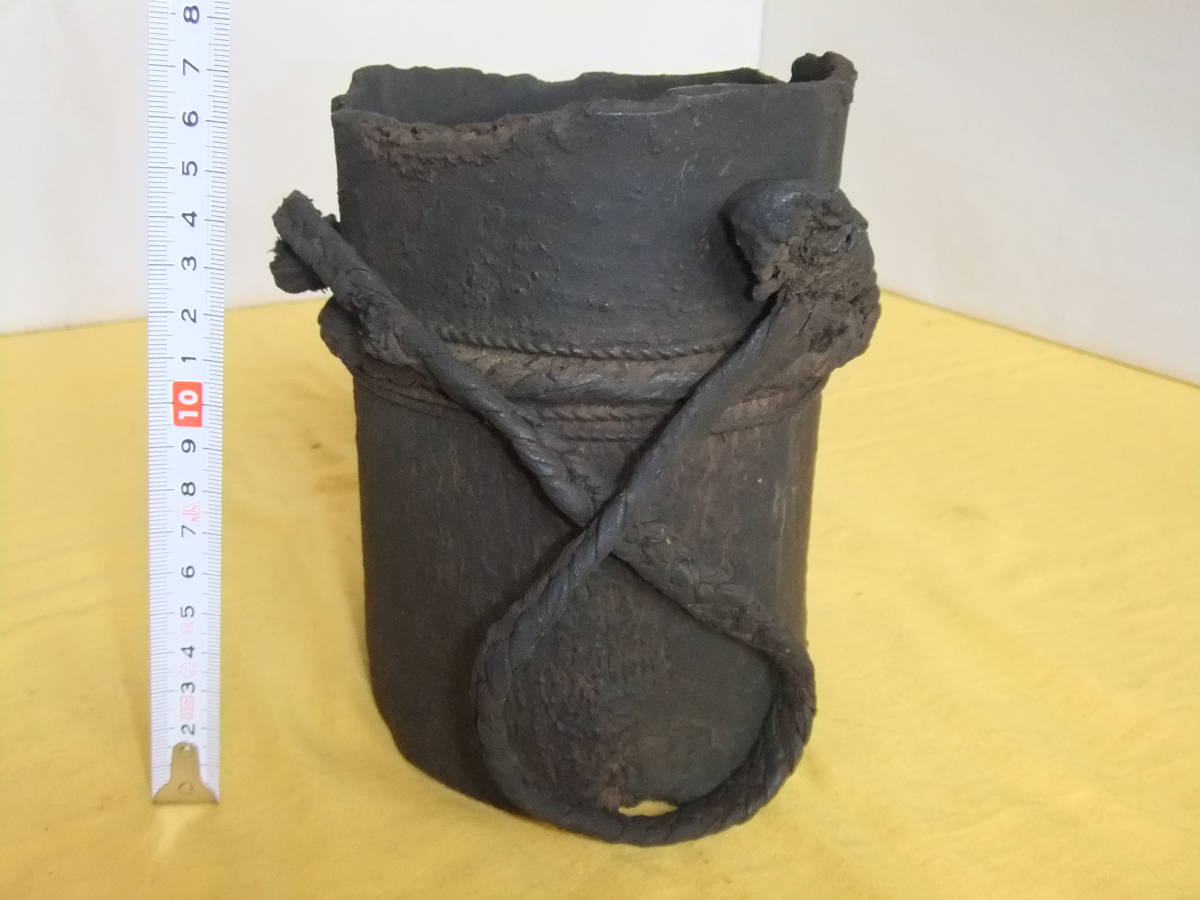 公式通販 古道具 花器 アンティーク 漆桶花入 漆桶 - かなもの | Yahoo 