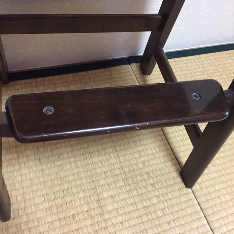 karimoku RUSTIC 子供用 木製チェア レトロ カリモク 2脚セット 送料込