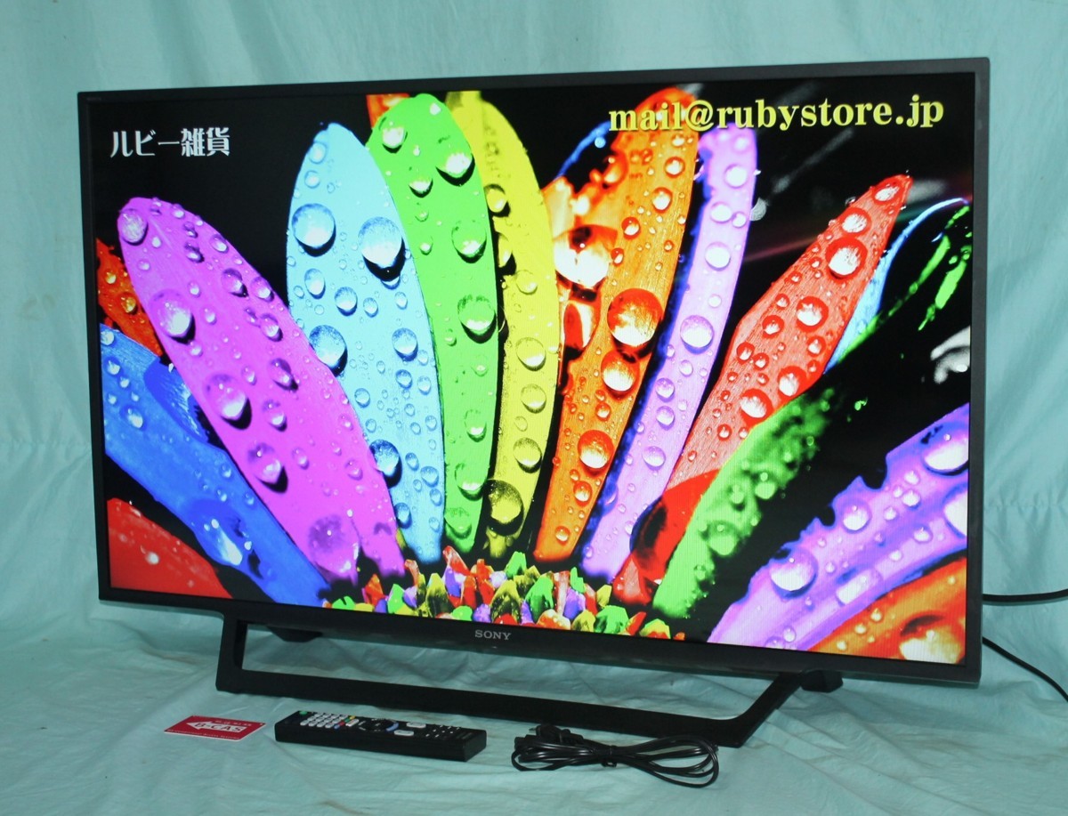 73587☆SONY 43型LED液晶テレビ KJ-43W730E ① 【1円スタート！/BRAVIA/外