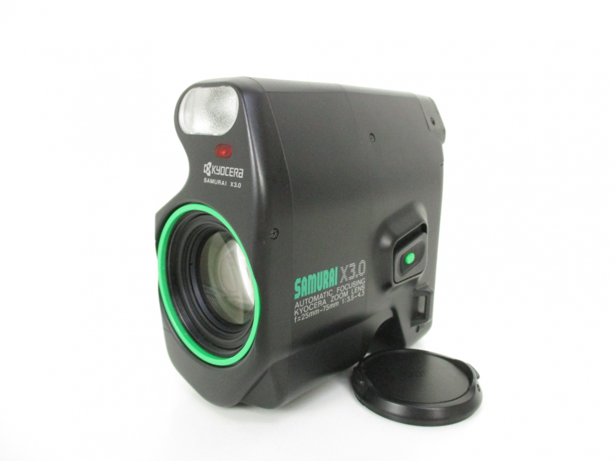KYOCERA SAMURAI 3.0X コンパクトフィルムカメラ CE144CZZ89 ⌘完動品