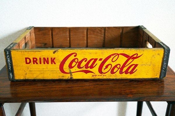 Coca-Cola レトロ木製飲料箱 コカコーラ レトロ 木箱 ビンテージ 公式通販 希少 Coca-Cola 昭和