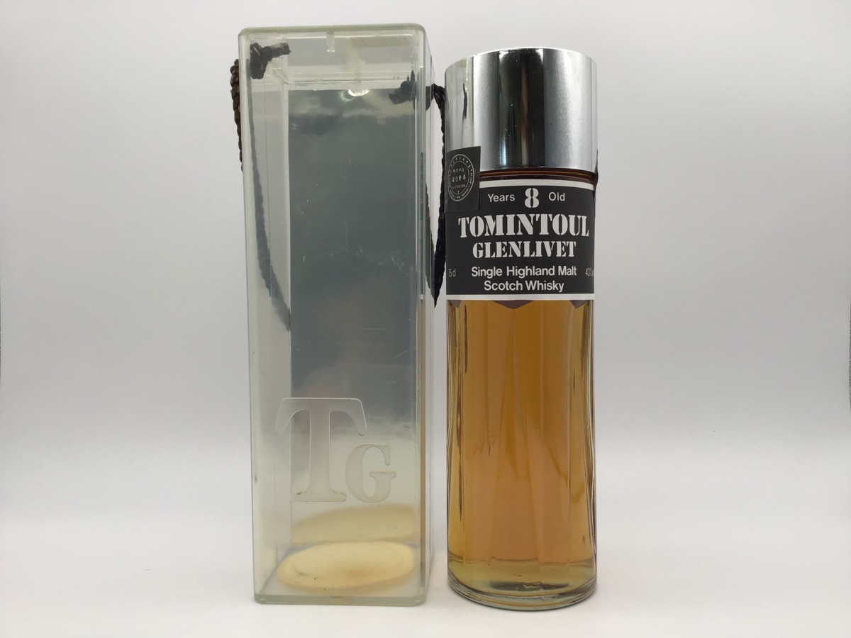 TOMINTOUL GLENLIVET 8年 トミントール グレンリベット ハイランドモルト スコッチ ウイスキー 750ml 箱付 未開封 古酒 C66353