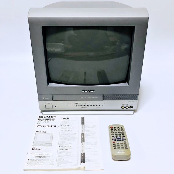極上品 SHARP デュエット VT-14GH10 テレビデオ シャープ VHS ビデオ