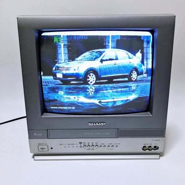 極上品 SHARP デュエット VT-14GH10 テレビデオ シャープ VHS ビデオ