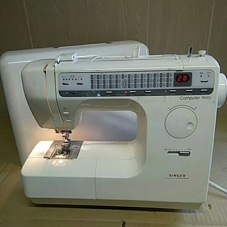 ミシン 管理229☆SINGER シンガー ミシン 7900 通電確認済 ジャンク品 