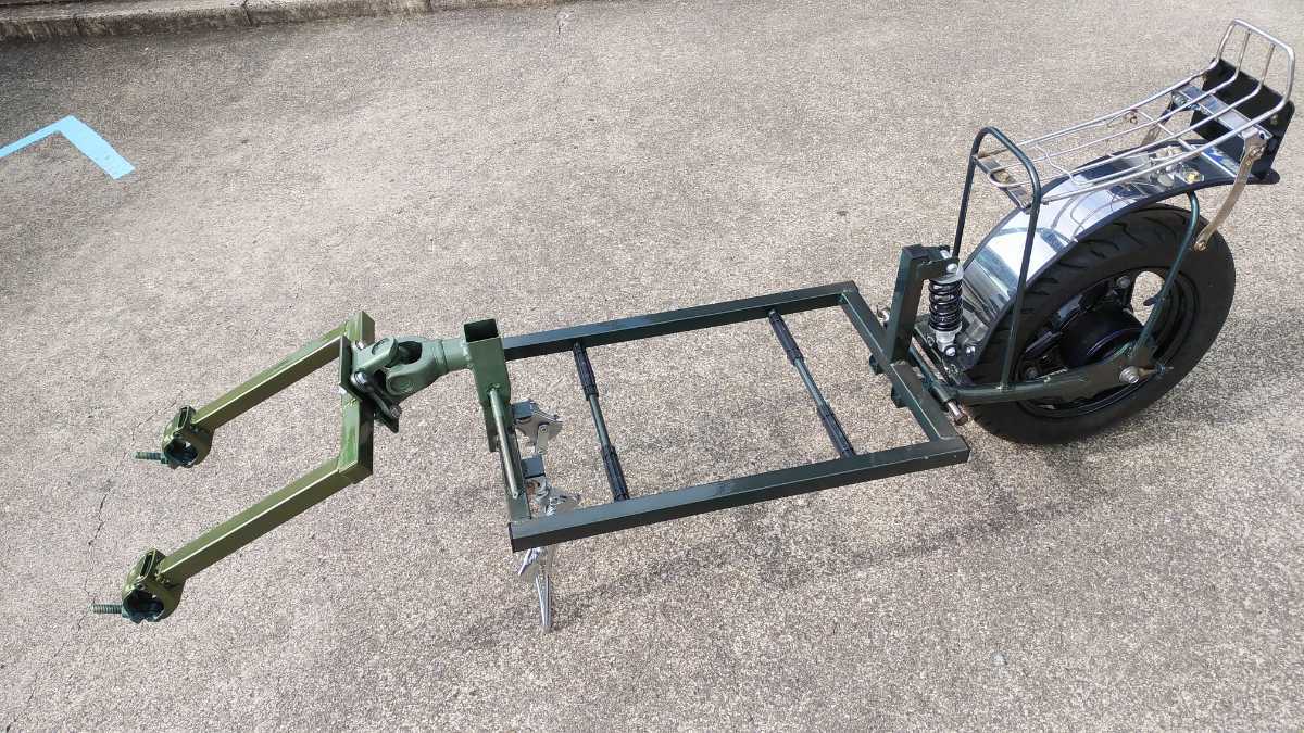 定番，送料無料 スーパーカブ トレーラー かなり目立ちます C50 C70 C90 カスタム リトルカブ プレスカブ リアカー キャンプ(ホンダ用)｜売買されたオークション情報、yahooの商品情報をアーカイブ公開 - オー ホンダ用