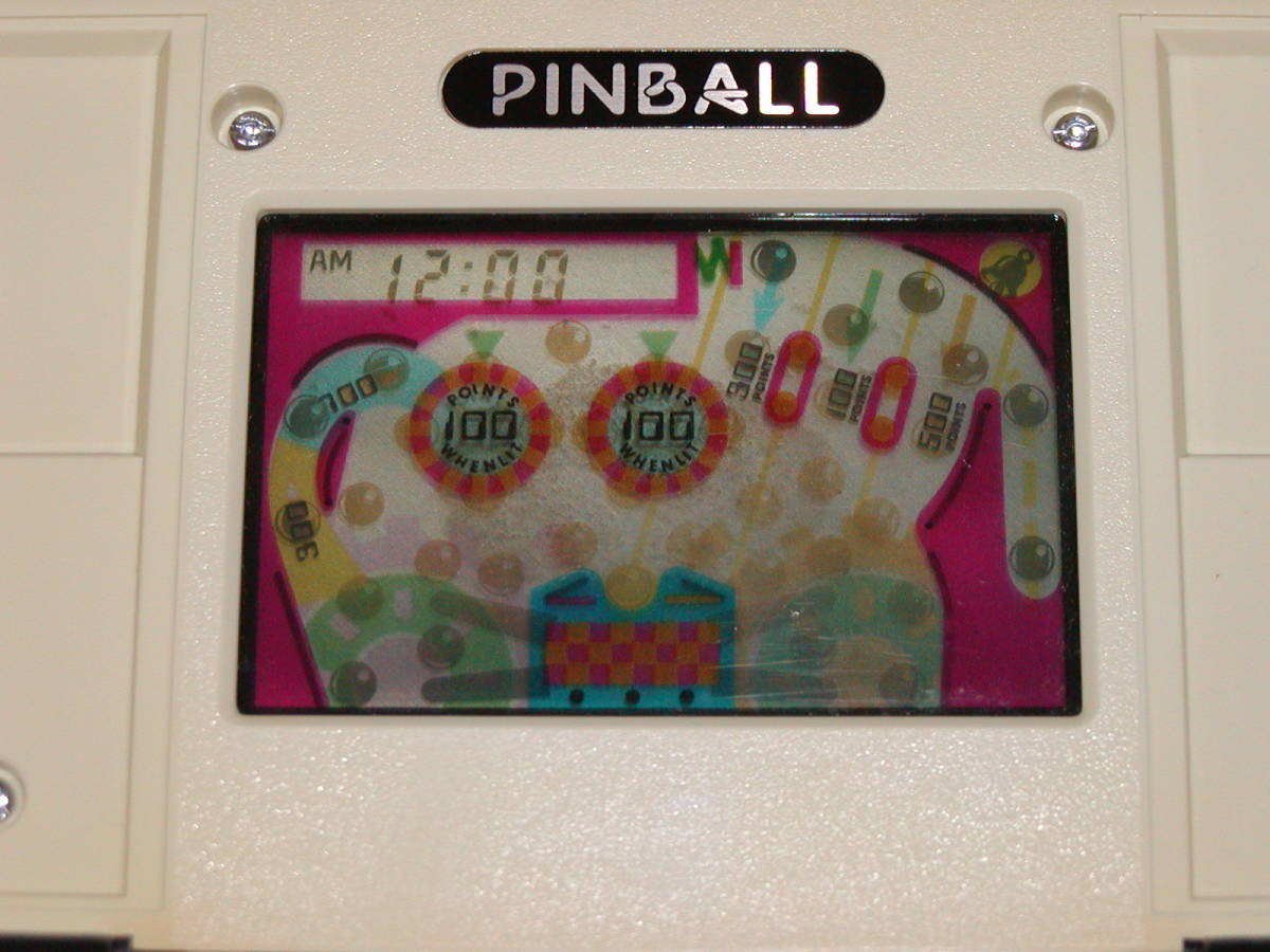 動作品】ゲーム＆ウォッチ ピンボール ピンボール ゲームウォッチ