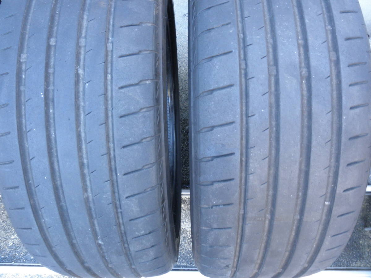 225/45R18ブリヂストンポテンザS007A 中古2本バリ溝19年製 ポテンザ 
