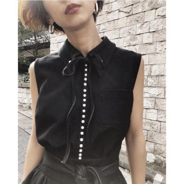 完売【定価2.2万】アメリヴィンテージ LADY PEARL DRESS ブラック