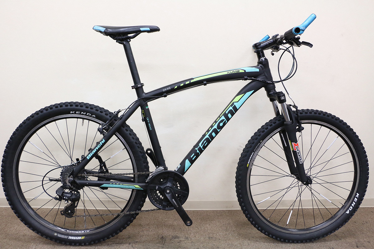  Bianchi ビアンキ KUMA 26 26インチ MTB SHIMANO 3X8S サイズ19インチ 2018年(Mサイズ)｜売買されたオークション情報、yahooの商品情報をアーカイブ公開 - オークファン ハードテイル