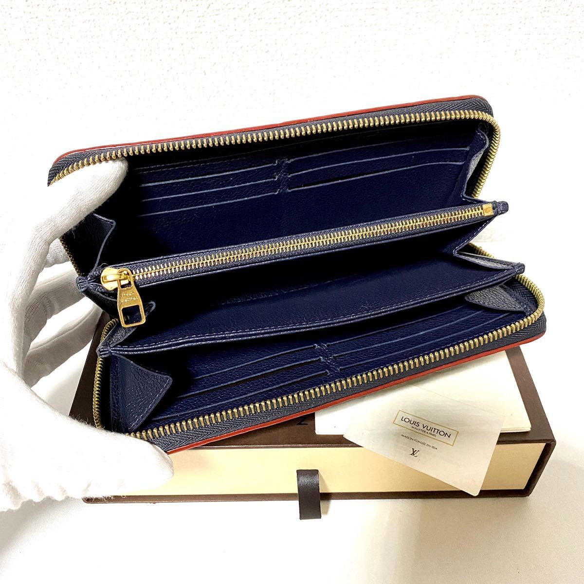 853☆最落なし☆最新☆超極美品☆ルイヴィトン☆ジップ 長財布 