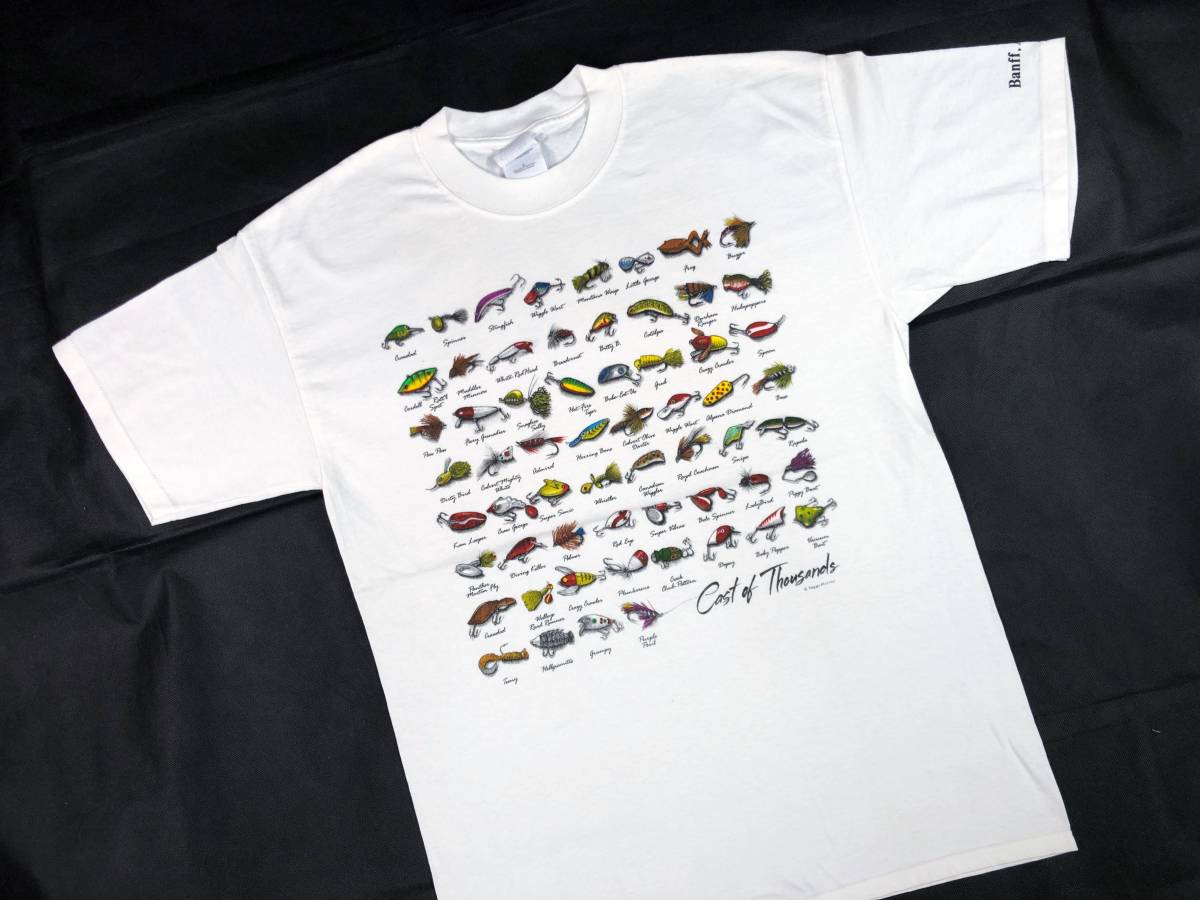 DEAD STOCK 新品 90s カナダ製 ルアー Tシャツ sizeL ビンテージ 