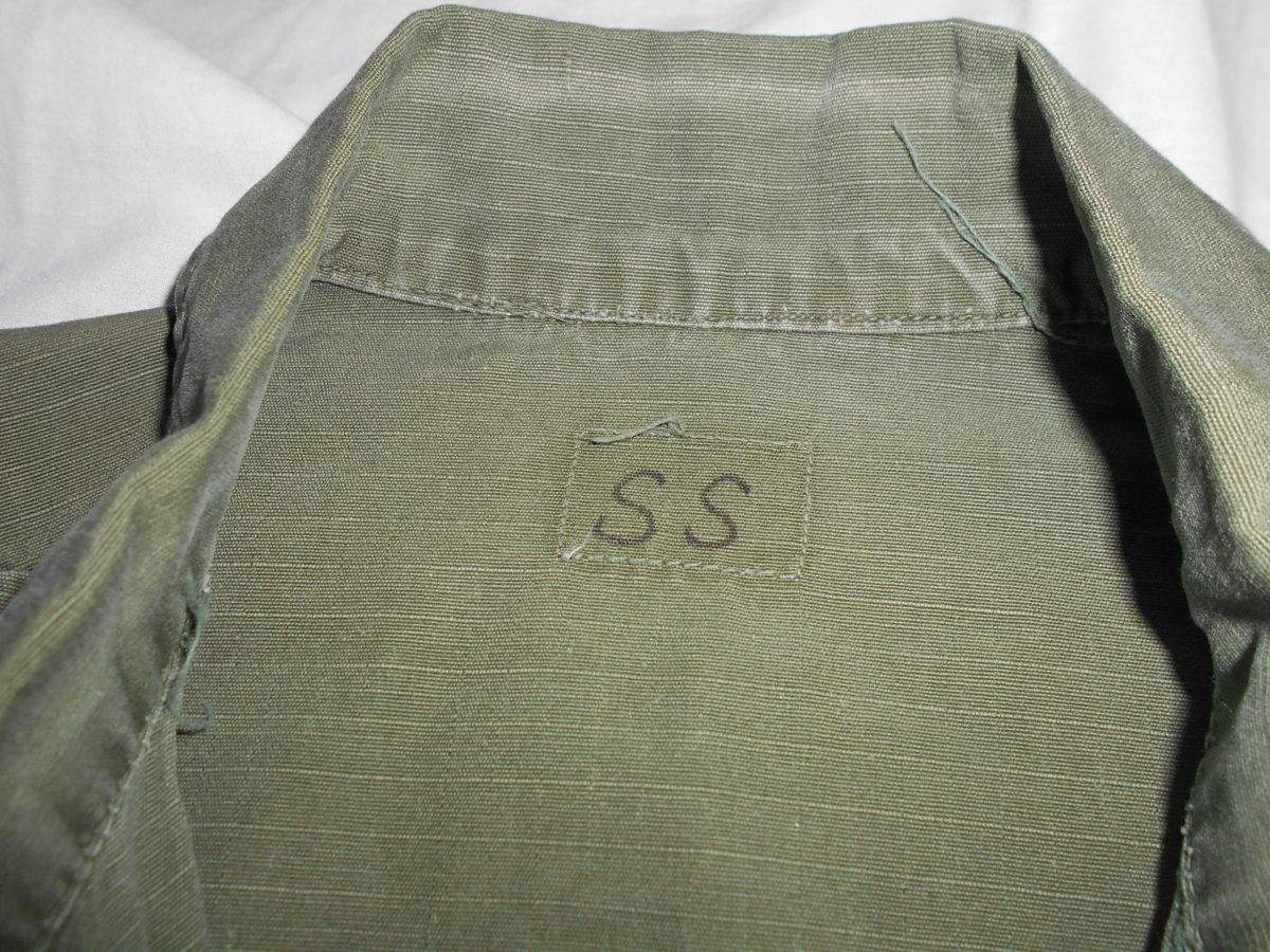米軍ジャングル ファティーグ ジャケットOG107 5thアメリカ軍U SARMY 