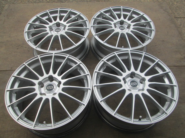 中古【ENKEI Racing RS05】 18 X 7.5J 5H/114.3 +50　　4枚