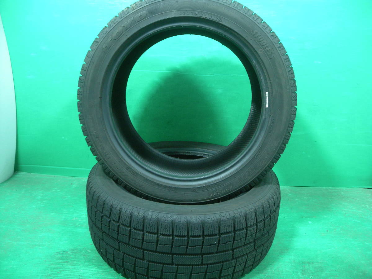 C522-19 送料無料 245/45R17 スタッドレスタイヤ 2本 TOYO G5 2019年製 深溝 8分山 IS スカイライン Eクラス A4 TT