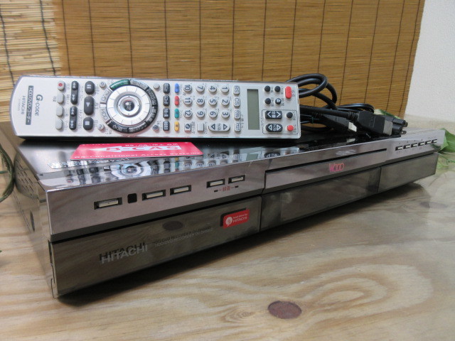 HITACHI Wooo 日立 DVDレコーダー DV-DH500D : の商品詳細 現状品 DV