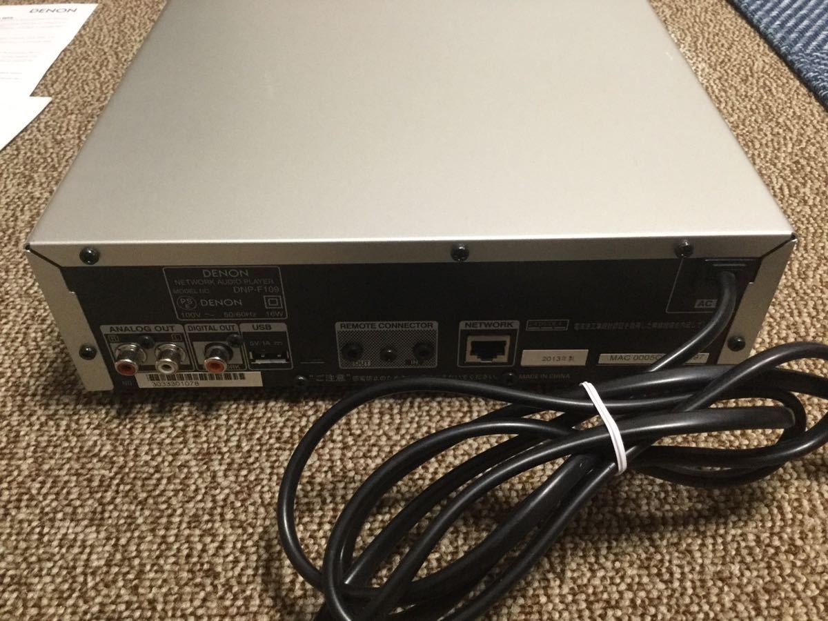 DENON DNP-F109 Denon - ⁄ ネットワークオーディオプレーヤー