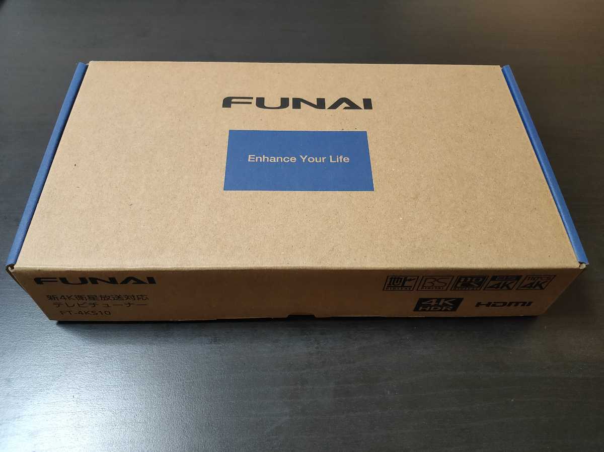 新品・送料無料】FUNAI 新4K衛星放送対応テレビチューナー FT-4KS10 FT