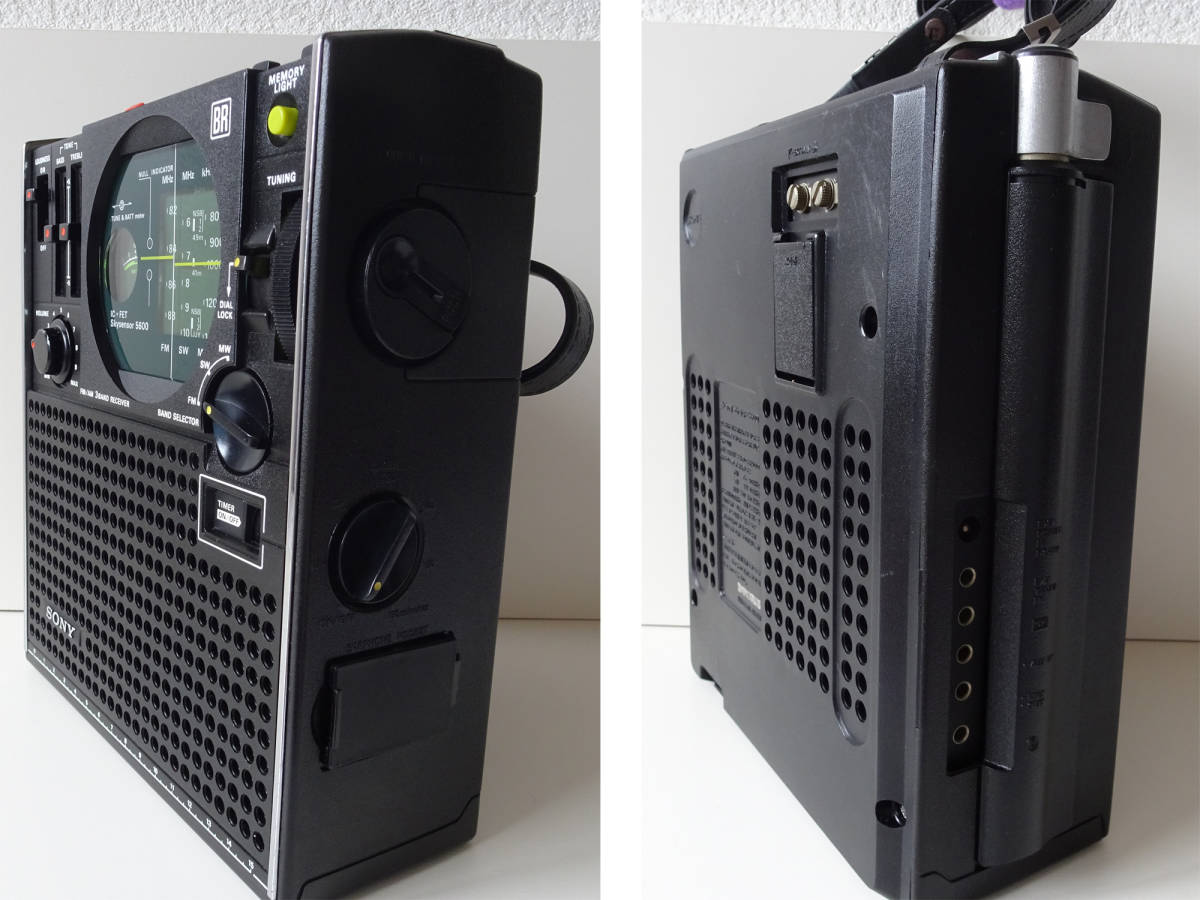 SONY ソニー スカイセンサー ICF-5600 ACアダプタ付 整備品