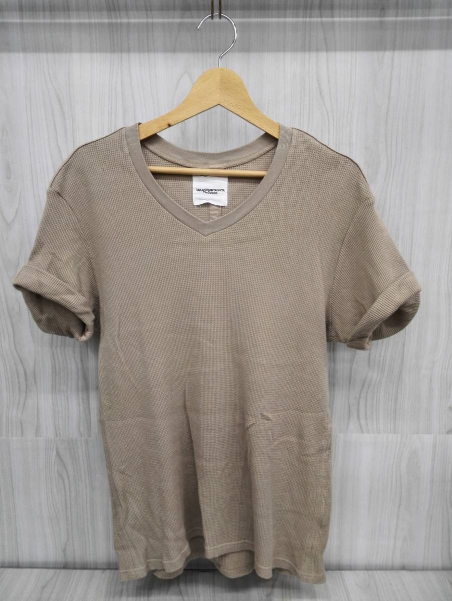 Takahiromiyashitathesoloist ワッフルカットソー 0027ess17 メンズ サイズ46 ベージュ タカヒロミヤシタザソロイスト 半袖tシャツ 無地 売買されたオークション情報 Yahooの商品情報をアーカイブ公開 オークファン Aucfan Com