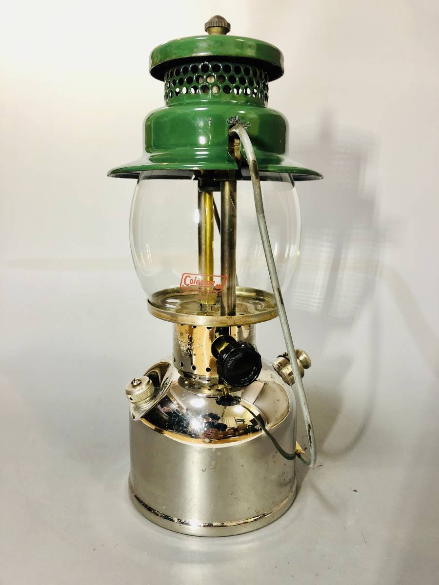  分解整備 コールマン ランタン ２４２C 1950年 3月 ジュニア シングル Coleman キャンプ グリーン(ホワイトガソリンランタン)｜売買されたオークション情報、yahooの商品情報をアーカイブ公開 - ホワイトガソリンランタン